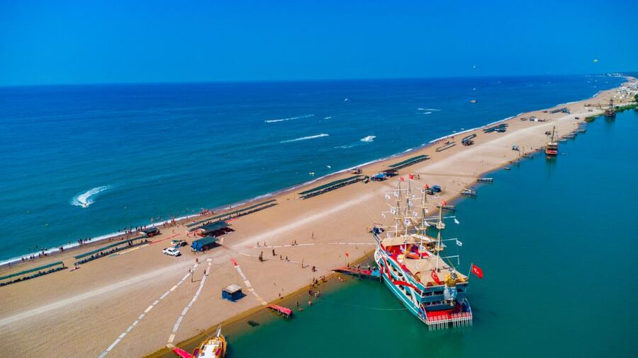 City of Side: All-Inclusive Boat Ride and Foam Party - A half-day party cruise from Side with Manavgat River views