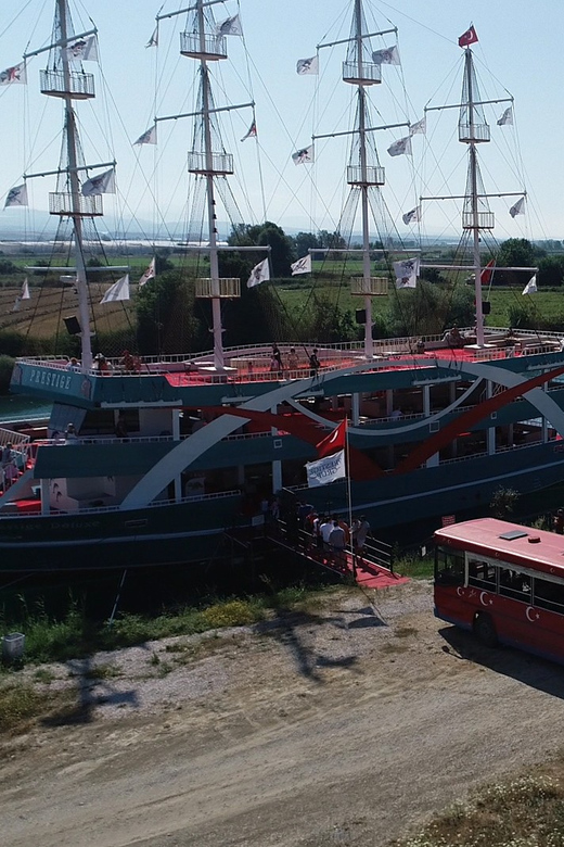 City of Side: Boat Tour on the Manavgat River w/ Bazaar Trip - Inside the three-deck boat: more comfort than you’d expect