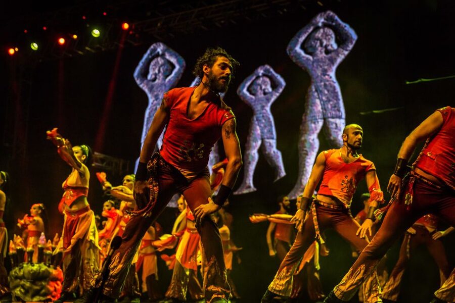 City of Side: Fire of Anatolia Dance Show Ticket & Transfer - The Fire of Anatolia Show at 9:00 pm: Turkish Folklore on a Big Stage