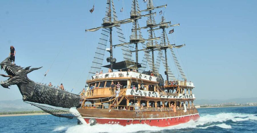 City of Side: Full-day Boat Tour with Lunch & Foam Party - Manavgat River cruise and the first swim break