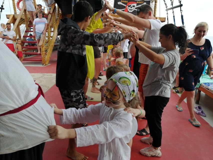 City of Side: Full-day Boat Tour with Lunch & Foam Party - Lunch on board: chicken or fish, with rice and salad
