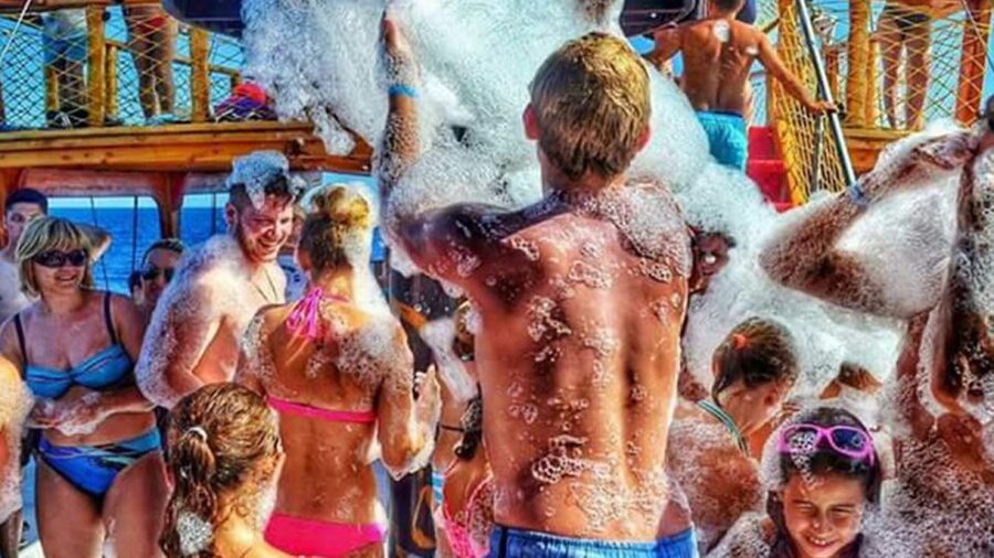 City of Side: Full-day Boat Tour with Lunch & Foam Party - Third swim stop, return to Manavgat Bosphorus, and the final cool-down