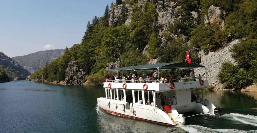 City of Side: Green Canyon Boat Tour with Lunch and Drinks - Swim Breaks in Turquoise Water (and What to Bring)