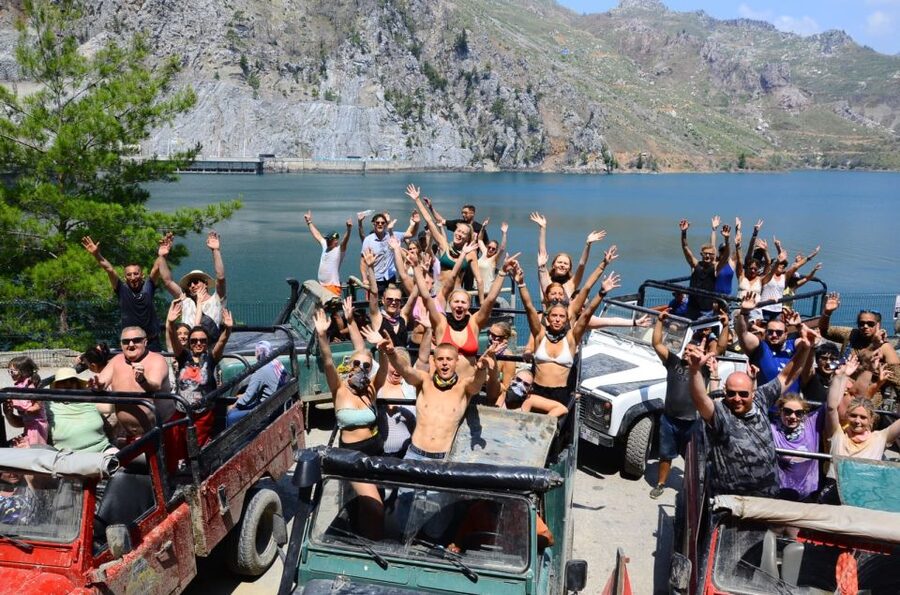 City of Side: Green Canyon Jeep Tour, Boat Trip & Waterfall - Water fights, photos, and how to pack like a pro