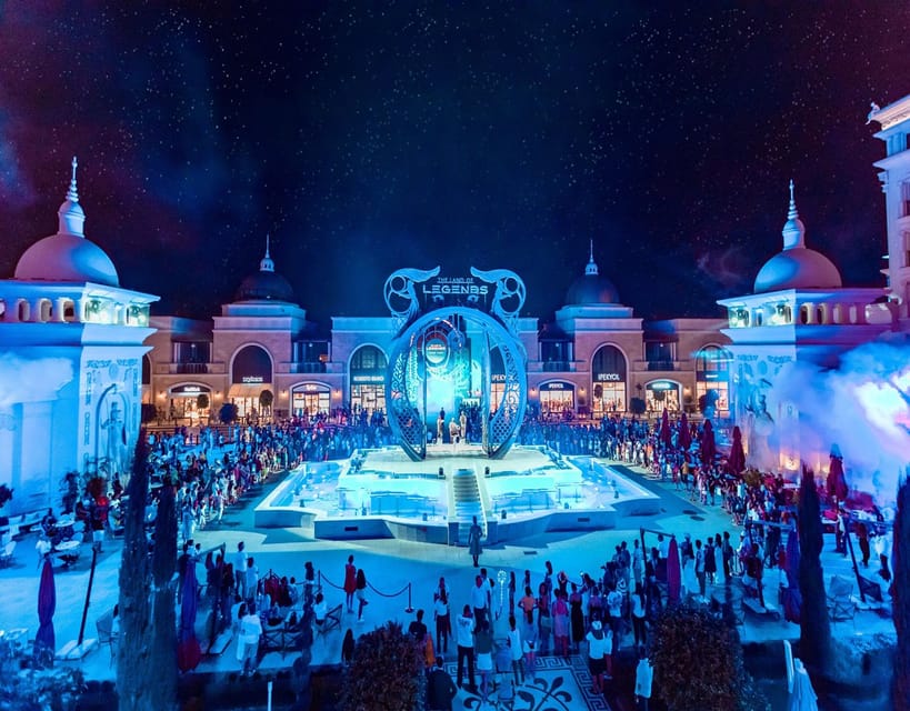 City of Side: Land of Legends Transfer & Boat Parade Show - Boat Parade show: what to expect, and how to catch it