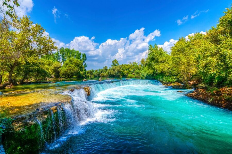 City of Side: Manavgat River Boat Lunch Cruise & Bazaar Tour - The Manavgat River Cruise: Swimming and a Real Midday Meal