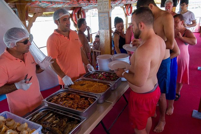Dolphin Islands Boat Trip Lunch and Soft Drink Included From Side - Foam party and onboard vibe: fun, but not silent