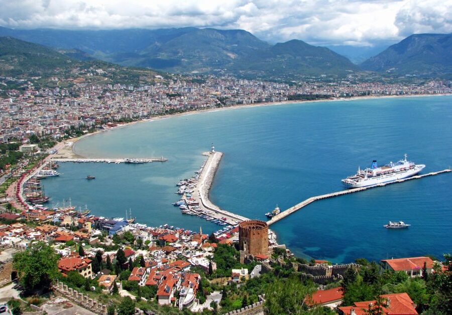 From City of Side: Alanya Guided Tour with Boat Trip & Lunch - Banana Garden and the Alanya castle panoramic terrace