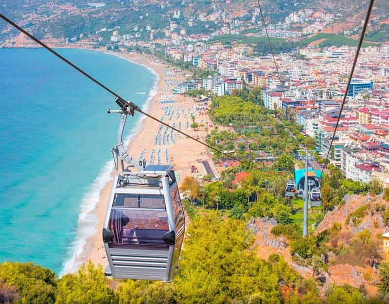 From City of Side: Alanya Tour with Lunch, Boat & Cable Car - Lunch by the Water and the Bazaar Break: Eat, Then Practice Bargaining