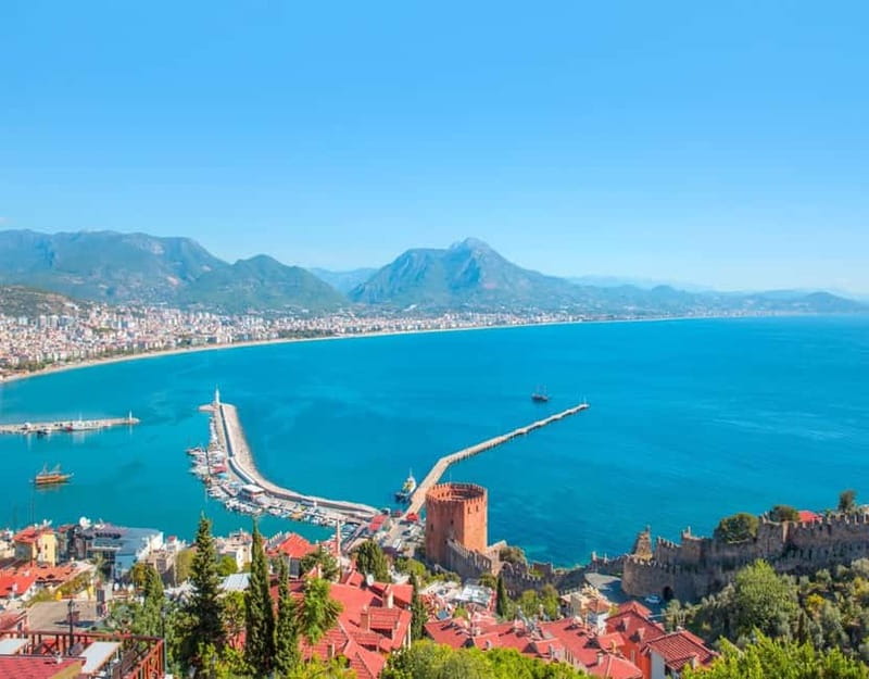 From City of Side: Alanya Tour with Lunch, Boat & Cable Car - Castle Views and Cable Car: Worth the Ticket, With One Fee Caveat