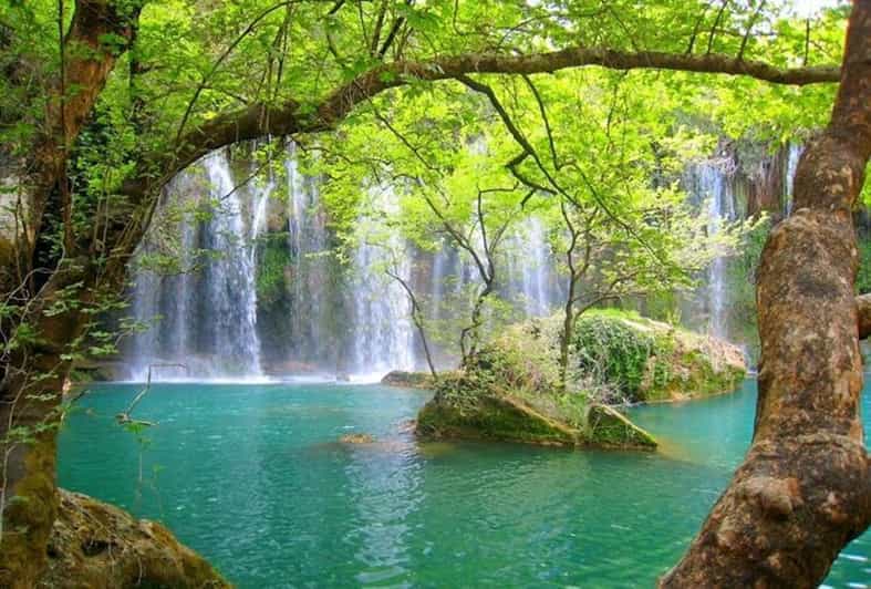 From city of Side: Antalya Old City and Waterfall Day Trip - Pickup, Riding Time, and How Long the Day Really Feels