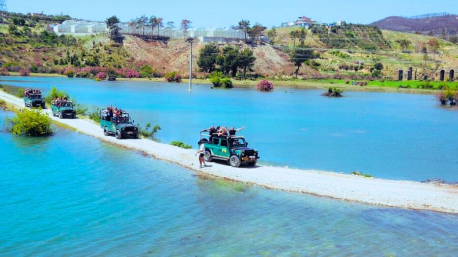 From City of Side: Jeep Safari Adventure Tour for All Ages - Green Lake Restaurant Lunch and the Swim Time Everyone Talks About