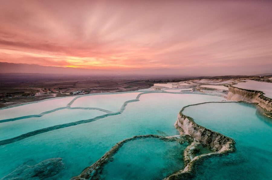 From City of Side: Pamukkale & Hierapolis Day Trip w/ Lunch - Pamukkale Hot Springs time: what to do with your swim (and your time)