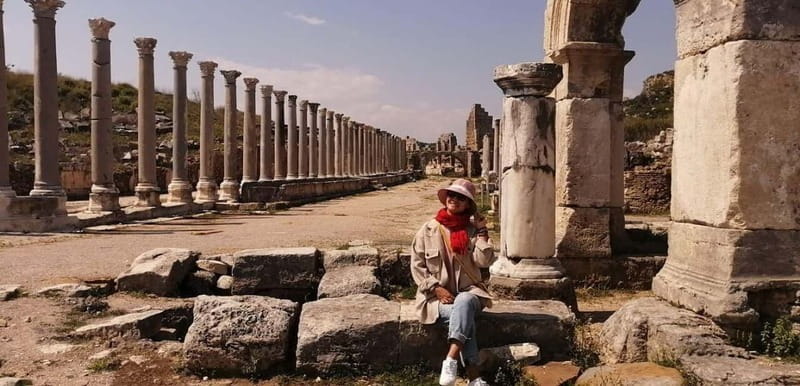 From City of Side: Perge, Aspendos & Kurşunlu Waterfall Trip - Perge Ancient City: streets, mosaics, and ruins you can actually navigate