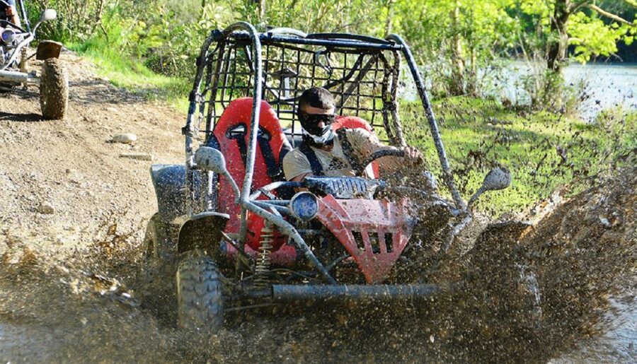 From city of Side: Taurus Mountains Buggy Safari - From Side to the Taurus: transfers and your ride start