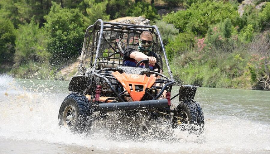 From city of Side: Taurus Mountains Buggy Safari - What the Taurus Trails feel like: dust, streams, and valley roads