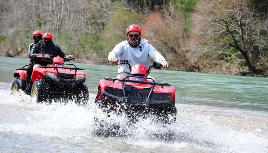 From city of Side: Taurus Mountains Quad ATV Tour - Entering the Taurus Mountains quad scene
