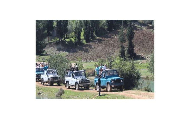 From Side Jeep Safari Off-Road and Boat Tour with Lunch - Green Lake Boat Tour and Lunch Over the Water
