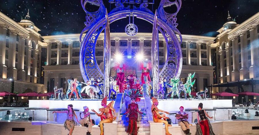 From Side: Land Of Legends Night Show With Transfer - Price and value: is $25 per person worth it?