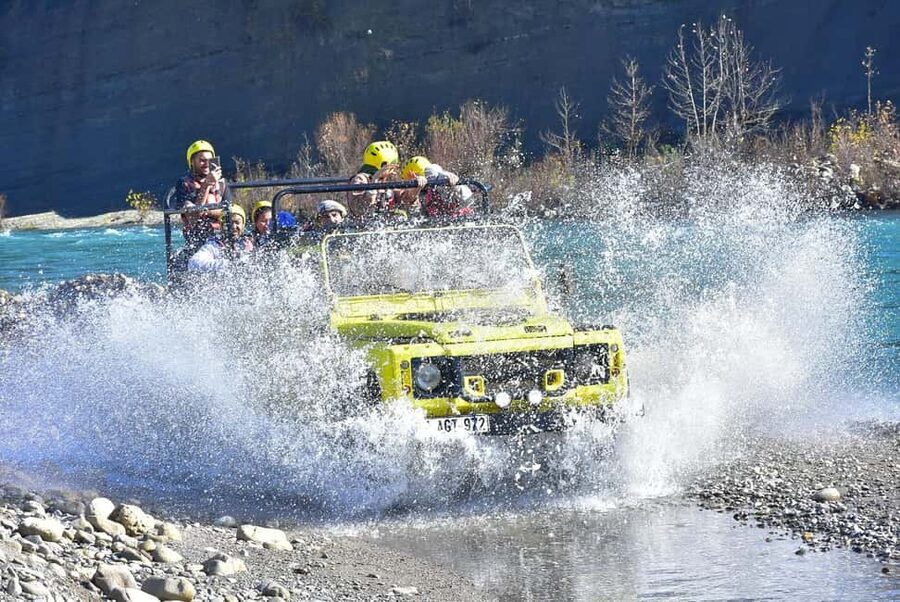 From Side: Rafting w/ Zipline, Quad, Jeep Safari & Lunch - Jeep Safari on Mountain Paths: More Bumps, More Photos