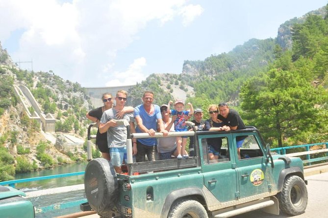 Jeep Safari Adventure around Green Canyon - Manavgat Dam Views and the Green Lake Swim Break