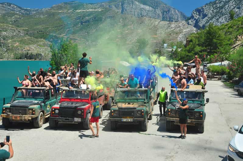 Jeep Safari-Lunch-Boat-Canyon-Waterfall-Foam,Water Party - Green Canyon: where the water-fight turns into a foam party