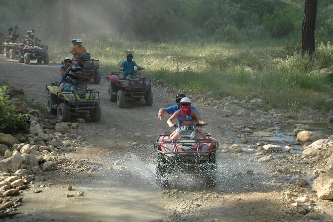 Quad Safari at the Taurus Mountains from Side - Quad bikes and pickup from Side: start easy, not stressed