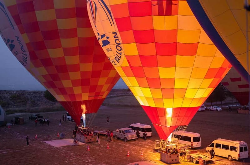 Side/Alanya: Pamukkale Hot Air Balloon Flight w/Lunch - Getting There and Back from Side: Time, Pickup, and Photo Reality