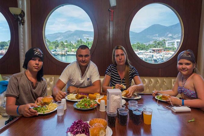 Side-Alanya: Pirate Yacht Tour (Legend Big Kral) with Lunch-Drink - The Boat Itself: Big, Stairs, and Practical Comfort