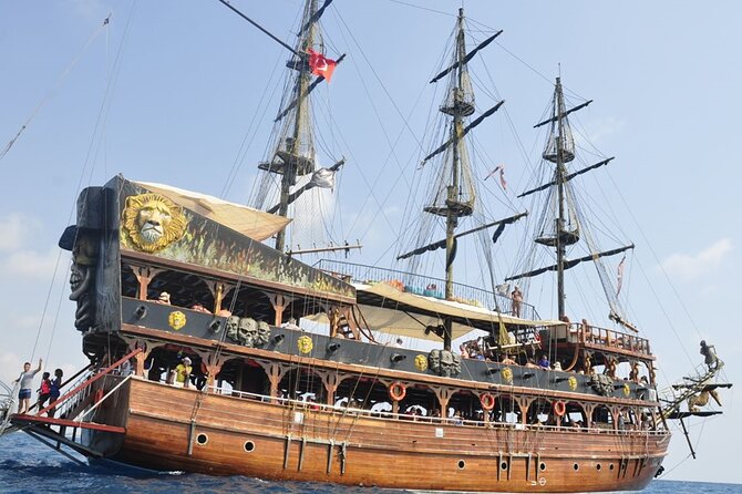 Side Blau Laguna Boat Trip With Free Hotel Transfer & Lunch - Pickup in Side: the main gate detail that saves confusion