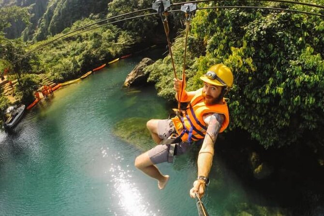 Side Combo Tour 3 in 1 Adventure Rafting Buggy And Zipline - Zipline: a quick adrenaline hit with short run time