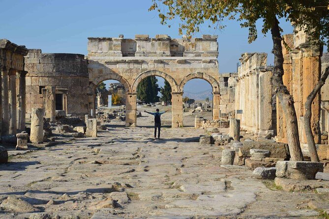 Side Express Pamukkale &Hierapolis Day Trip w/Lunch & Pickup - Pamukkale introduction with a stonemason stop