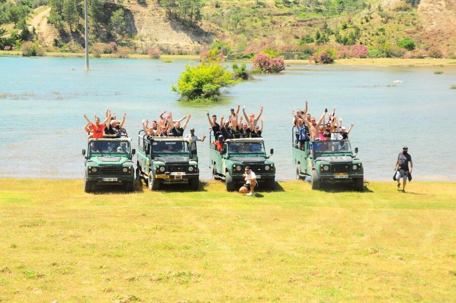 Side: Green Canyon and Waterfall Jeep Safari with Lunch - From Side Hotel Pickup to the Jeep Lineup: How the Day Starts