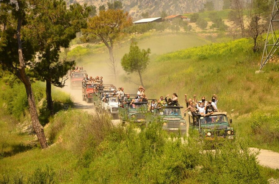 Side: Green Canyon and Waterfall Jeep Safari with Lunch - Green Lake Restaurant Lunch: Food With a View and Time to Swim