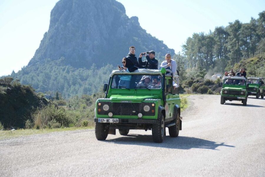 Side: Green Canyon Jeep and Boat Tour with Lunch - Jeep pickup from Side: how the day really starts