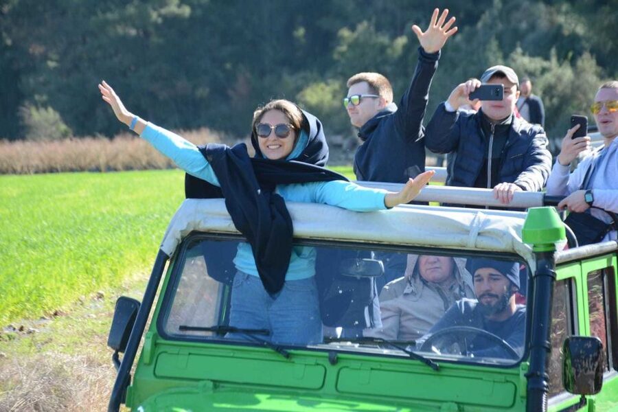 Side: Green Canyon Jeep and Boat Tour with Lunch - Manavgat Waterfalls: photos, rest, and a quick reset