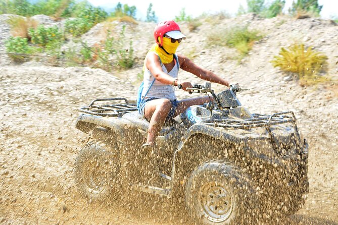 Side: Guided Quad Bike Riding Experience - Training on the Quad: Helmet Time and That First Test-Run Feel