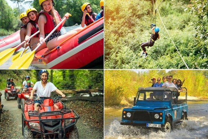 Side / Manavgat : Combo Rafting , Buggy & Jeep & Zipline(4 in 1) - Getting There from Side: Pickup at 8:00 and a Small Group Rhythm