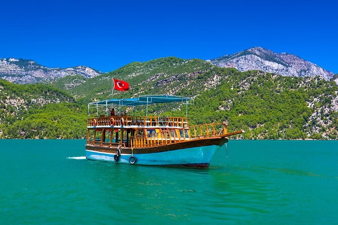 Side / Manavgat : Green Canyon Boat Trip w/ Lunch & Soft Drinks - Lunch on a schedule: good food, but watch the steps