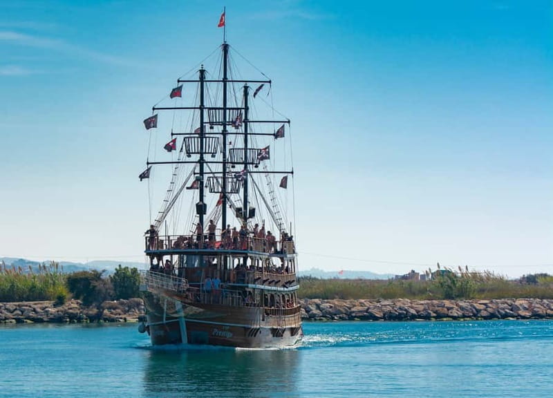 Side: Pirate Boat Trip with Lunch & Swimming Stops - The Manavgat River ride: turtles, shipyards, and that first sea-breeze moment