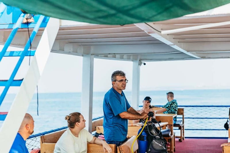 Side: Scuba Diving, Underwater Museum, 2 Dives incl. Lunch - Lunch onboard: simple, warm, and timed well