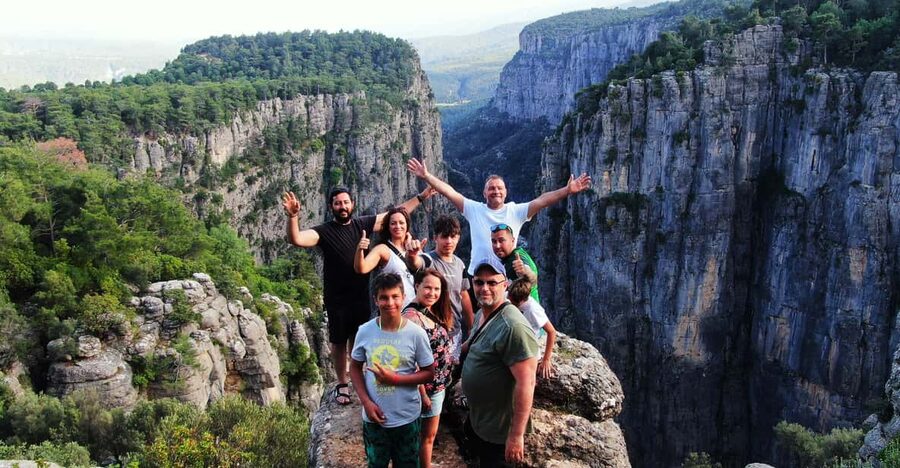 Tazi Canyon-Selge Antique City and Devil's Stones from Side - Lunch and River Break at Köprülü Canyon