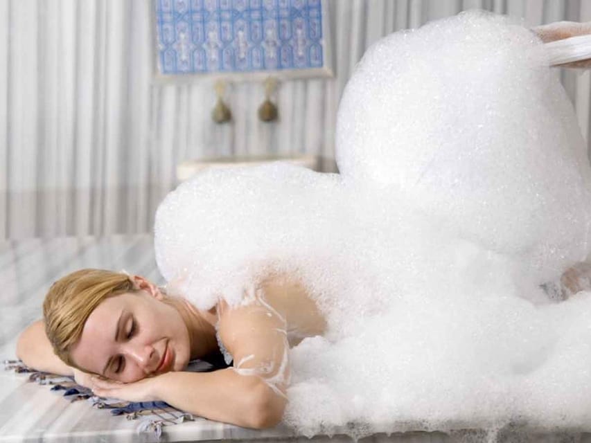 Turkish Bath and Aloevera Massage Dr. Fish with Transfers. - Sauna, Salt Room, Shock Pool, and Steam: How Each Stop Feels